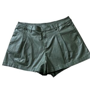KUT from the Kloth Women's Olive Green High-Rise LYCRA‎ Shorts NWT size …